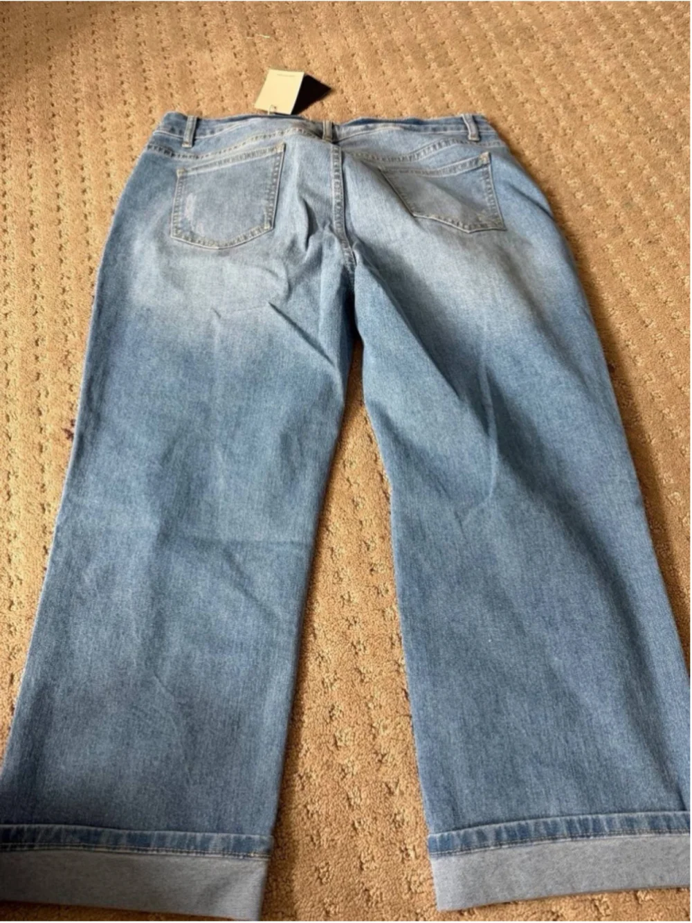Flamingals Women's Denim Capri Jeans for Women Mid Rise Skinny Capri M